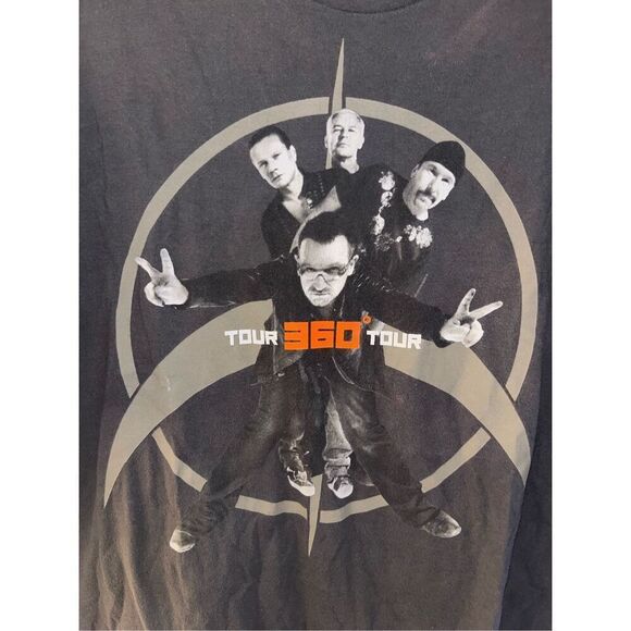 U2 "360 DEGREES" Concert Tour '09 AlStyleT-Shirt Size 2XL - Picture 2 of 5
